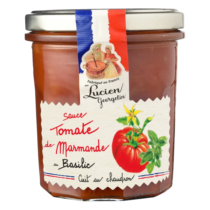 Sauce tomate de marmande au basilic artisanale
