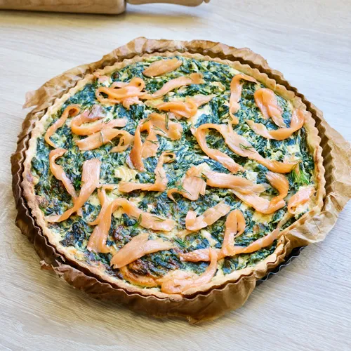 Tarte au saumon fait maison